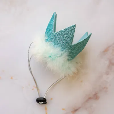 Huxley Kent Party Crown Blue Small