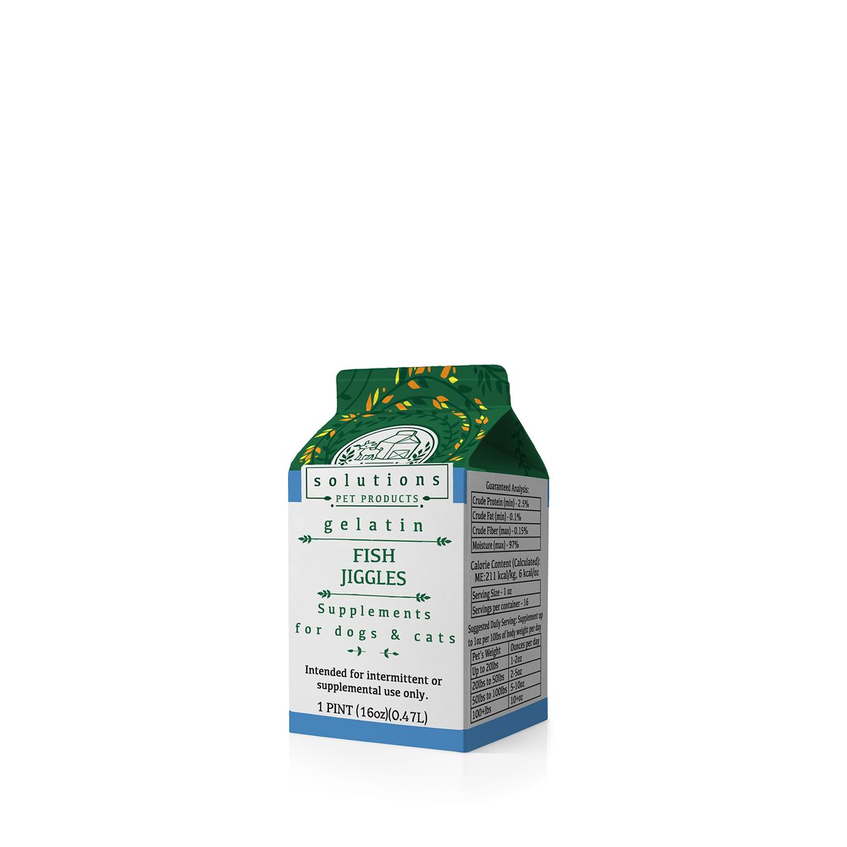 Solutions Fish Jiggles 16oz