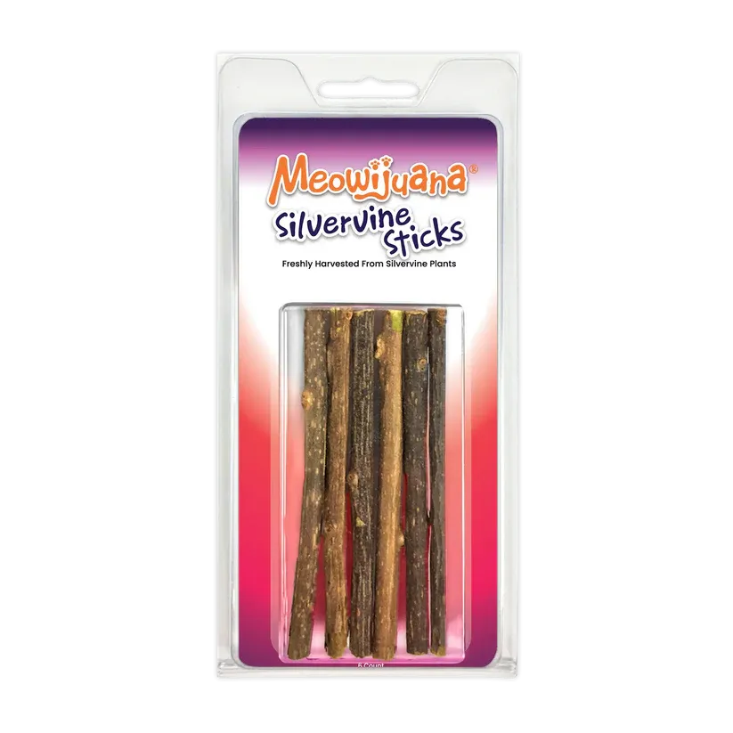 Meowijuana Silvervine Sticks 6ct