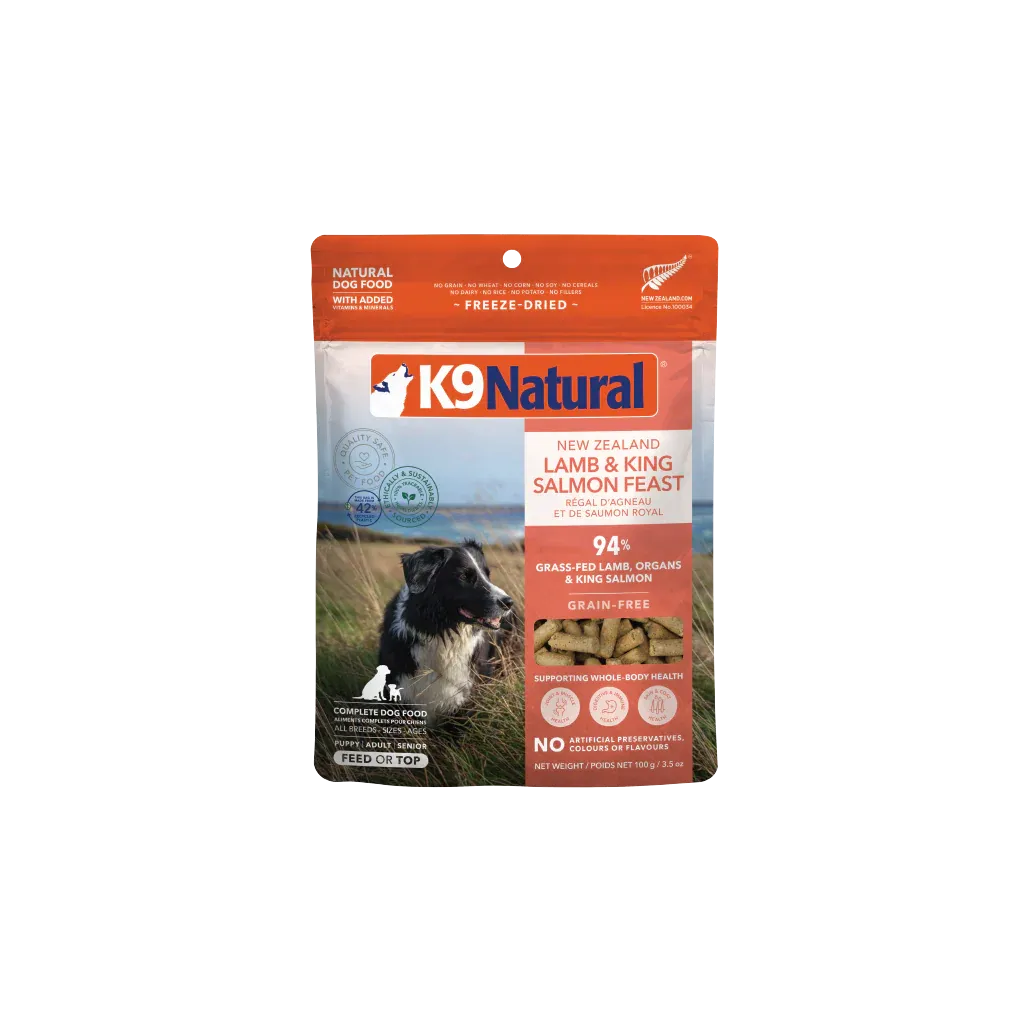 K9 Naturals FZD Lamb and Salmon 3.5oz