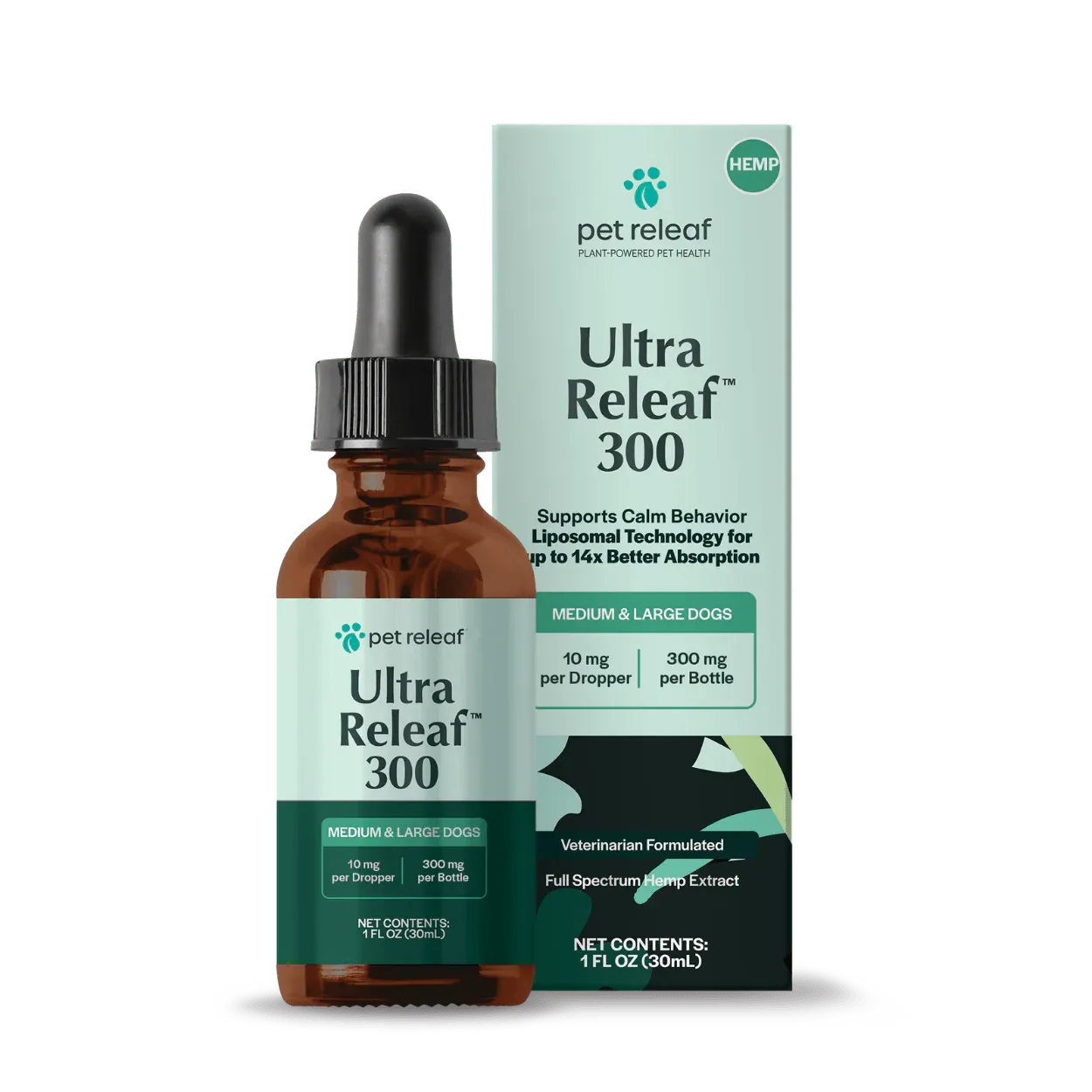 Pet Releaf Hemp Oil Liposome Ultra CBD 300mg