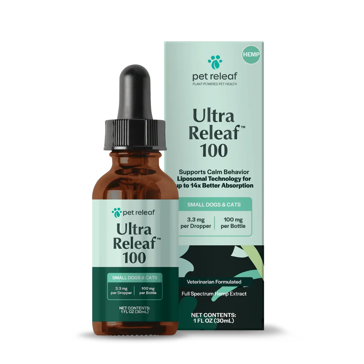 Pet Releaf Hemp Oil Liposome Ultra CBD 100mg