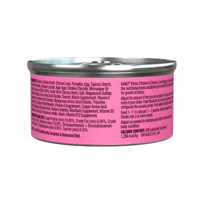 Rawz Kitten Chicken &amp; Chicken Liver 2.8oz