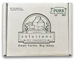 Solutions Dog Frozen Pork Recipe 12# Chubs