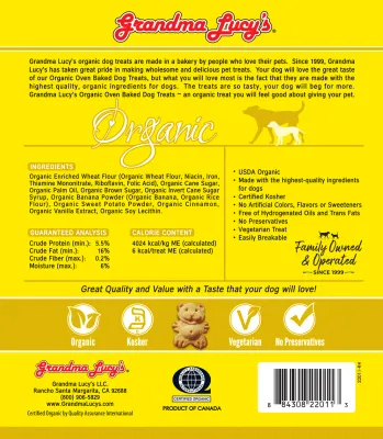 Grandma Lucys Organic Baked Banana treat 14oz