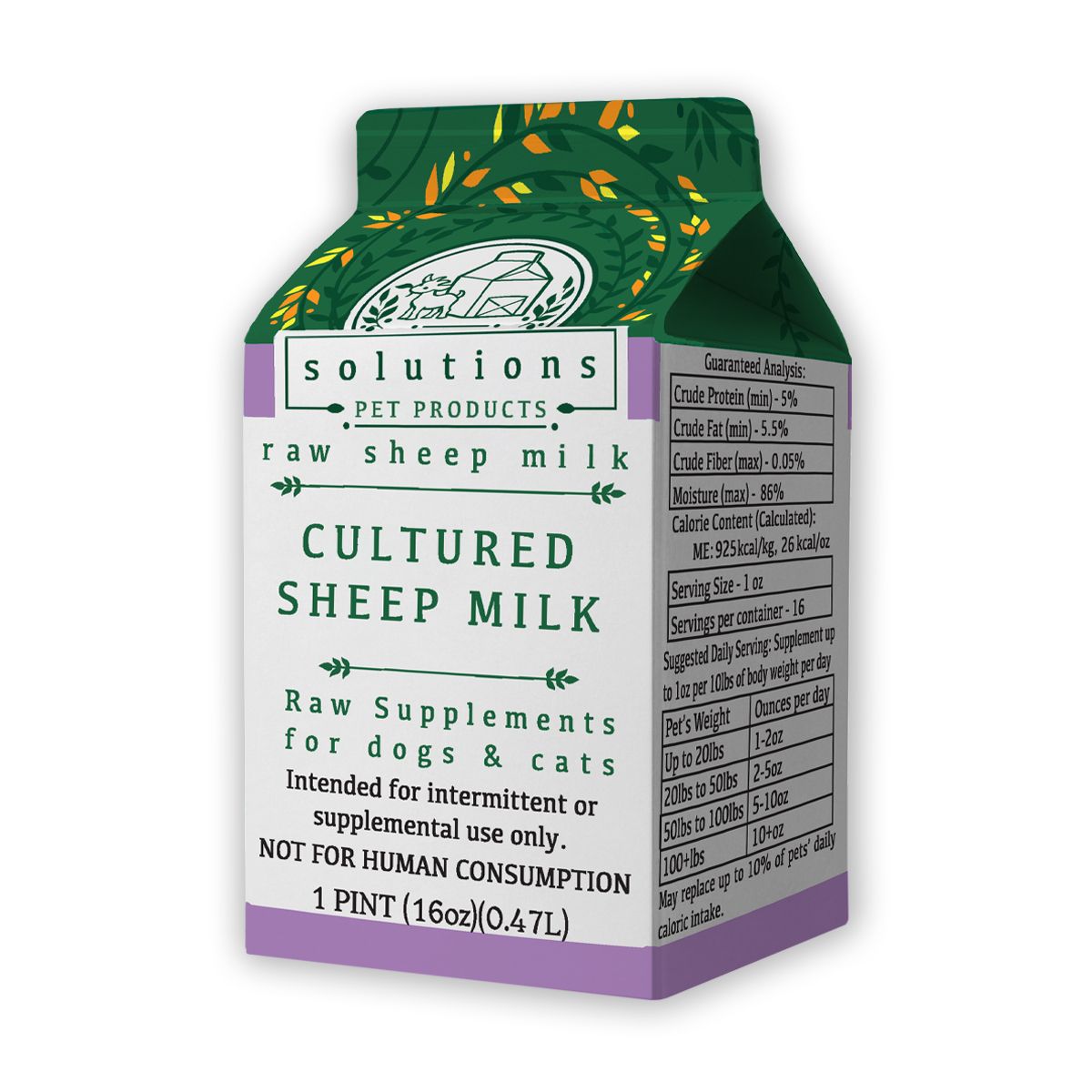 Solutions Sheep Milk 16oz