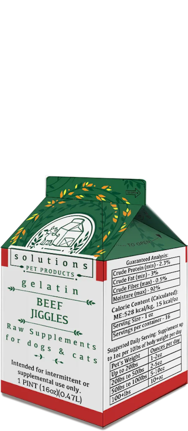 Solutions Beef Jiggles 16oz