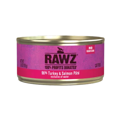 Rawz Cat 96% Turkey &amp; Salmon 5oz