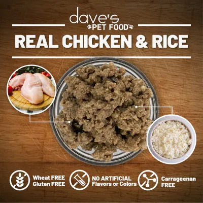Daves Dog RESTRICTED Bland Chicken 5.5oz