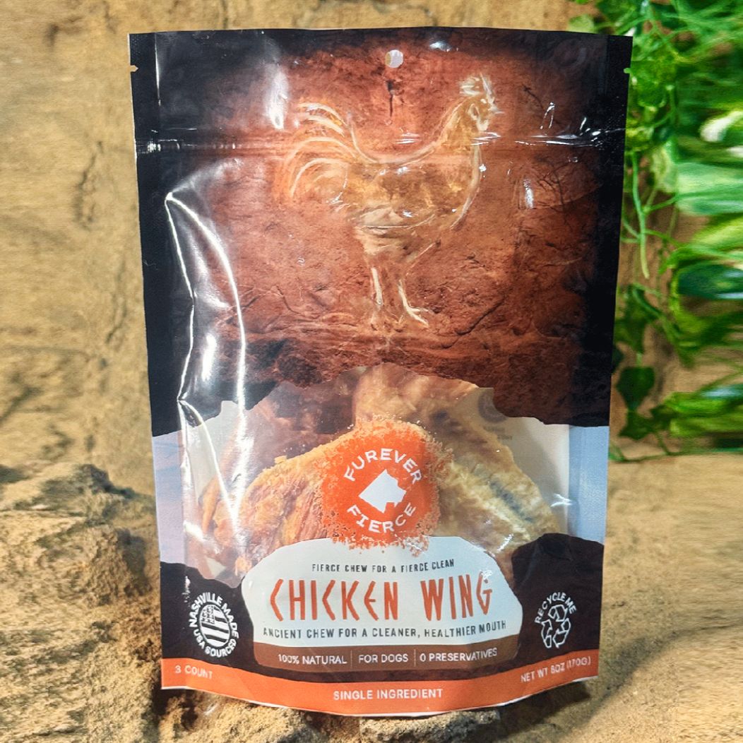 Furever Fierce Chicken Wing 3ct bag