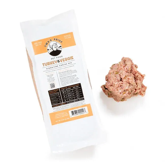 Omas Frozen Signature Turkey Veg 1# Single