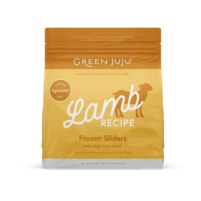 Green Juju Dog Frozen Sliders Lamb 3#