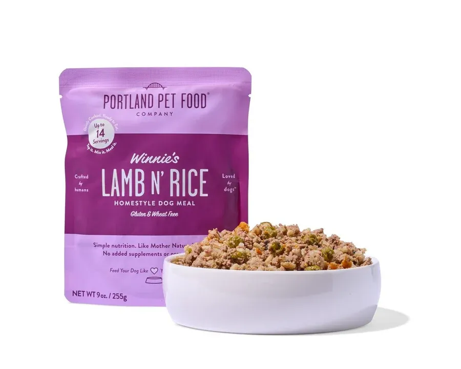 Portland Pet Winnies Lamb Rice 9oz pouch