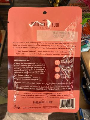 Portland Pet Cat Boots Salmon Pumpkin 2.8oz pouch