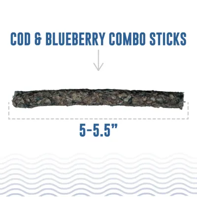 Icelandic Combo Sticks Cod Blueberry 2oz
