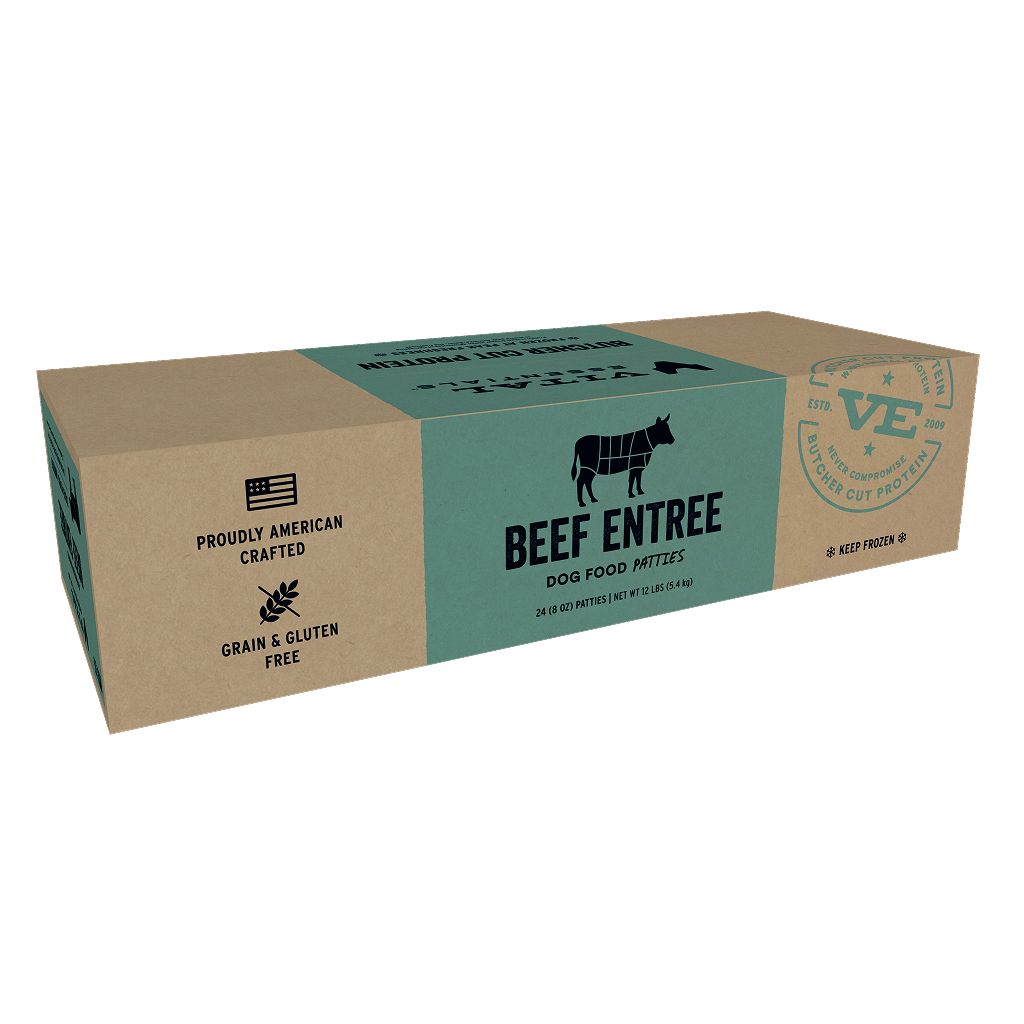 Vital Essentials Dog Frozen Beef Patties 11.25#