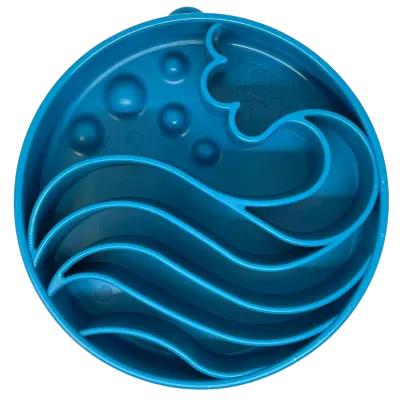 SodaPup Enrichment Slow Feeder Blue Wave