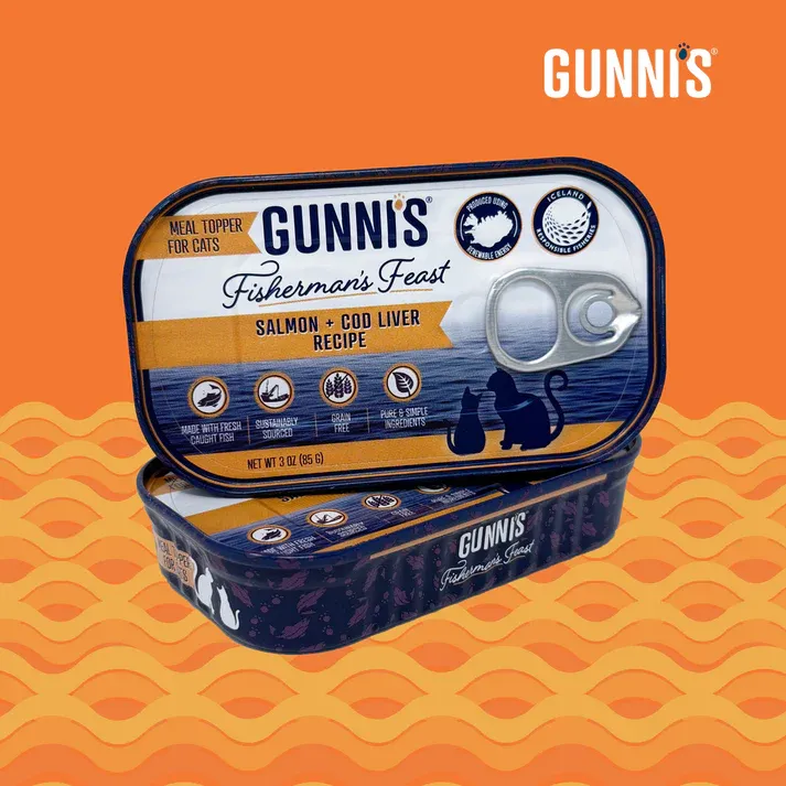 Gunni Cat 3oz Salmon Cod Liver