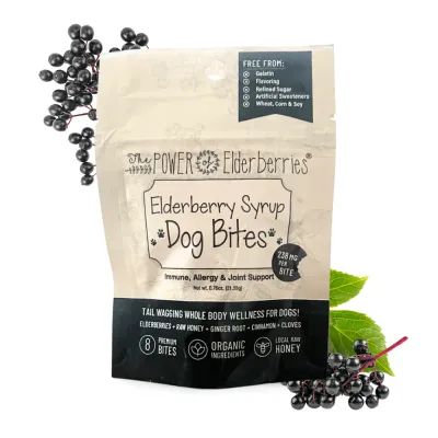 Elderberry Syrup Dog Bites 8ct