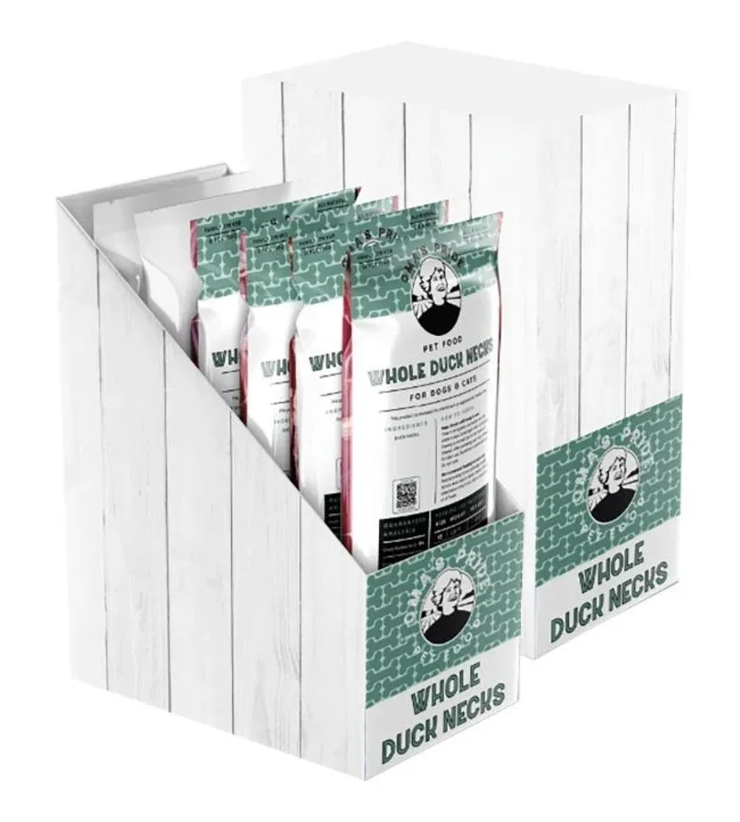 Oma's Frozen Whole Duck Necks Box 6pk