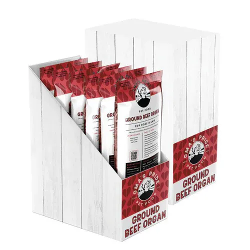 Omas Frozen Ground Beef Organ Box 6ct