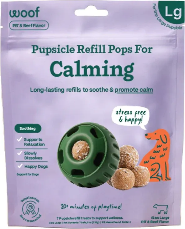 Woof Refill Calming Wellness Pop Large 8oz