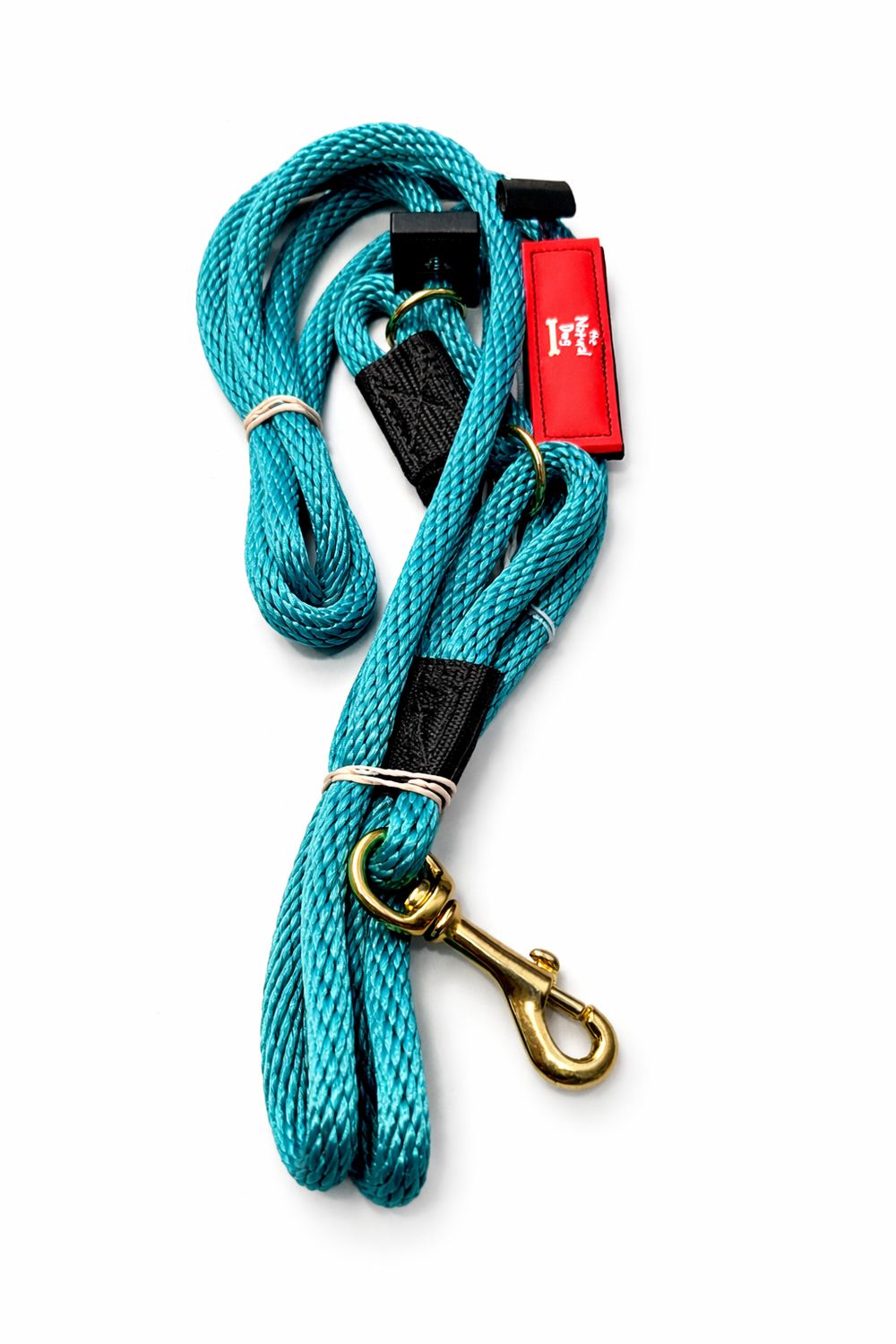 TND Leash 6' Slip Lead Safety Combo, Color: Teal