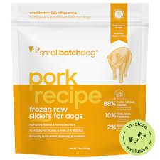 Small Batch Dog Frozen Lightly Cooked Pork 5#