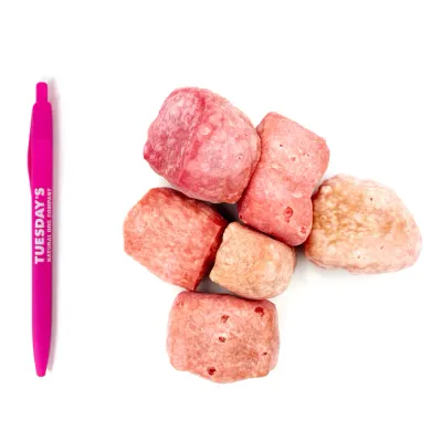 Tuesdays Natural Dog Strawberry Yak Cheese Puffs 4oz