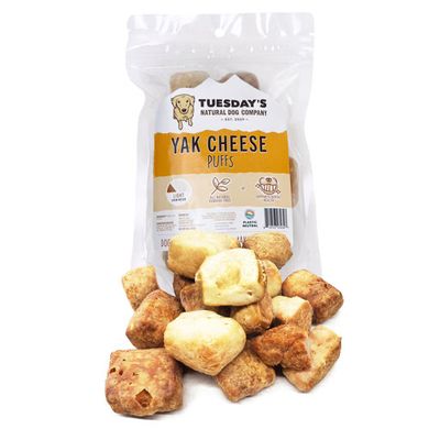 Tuesdays Natural Dog Plain Yak Cheese Puffs 4oz