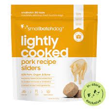 Small Batch Dog Frozen Lightly Cooked Pork 2#