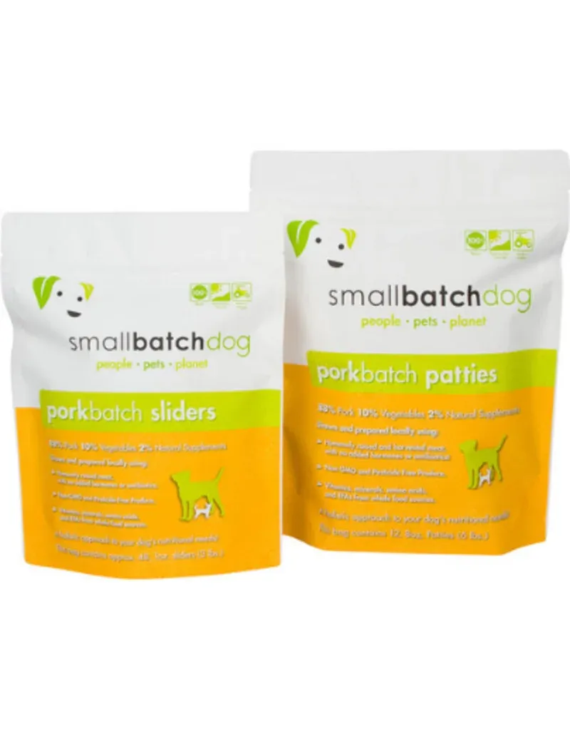 Small Batch Dog Frozen Sliders Pork 3#