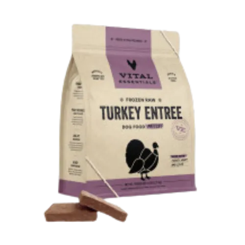 Vital Essentials  Cat Frozen Mini Patties Turkey 28oz