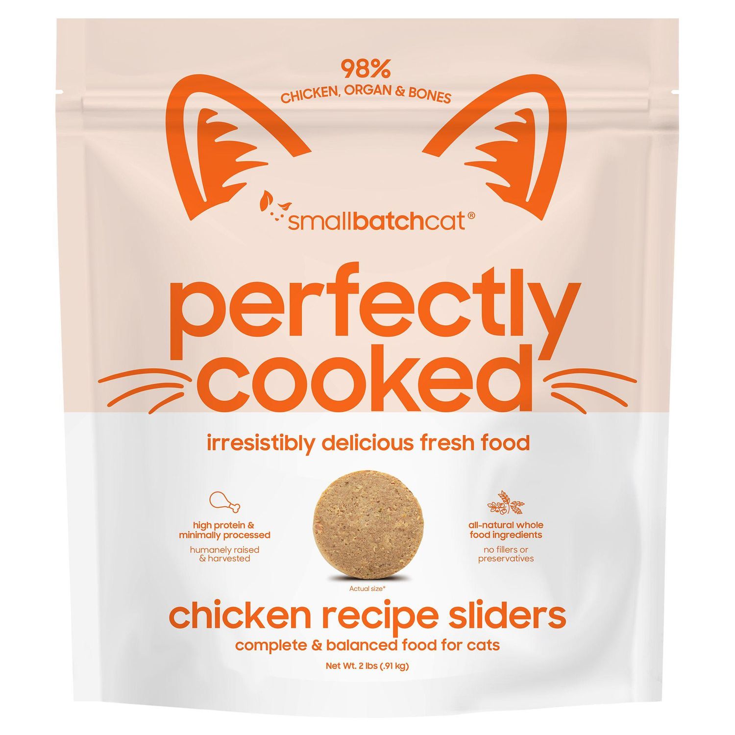 Small Batch Cat Perfectly Cooked Slider Chicken 2#