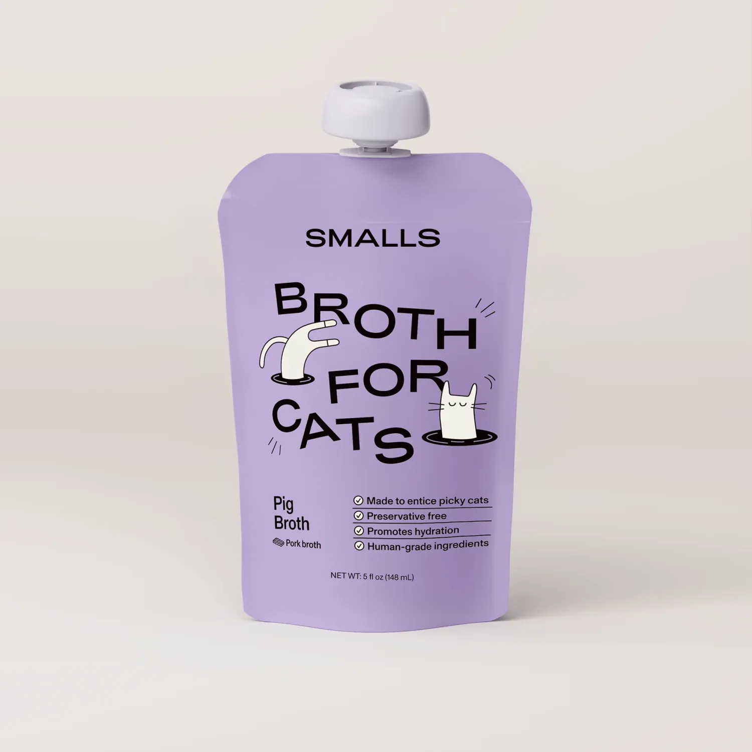 Smalls Cat Pig Broth 5oz