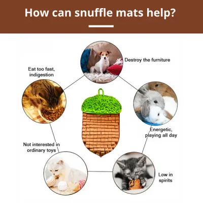 PawzNDogz Snuffle Mat Nutty Acorn