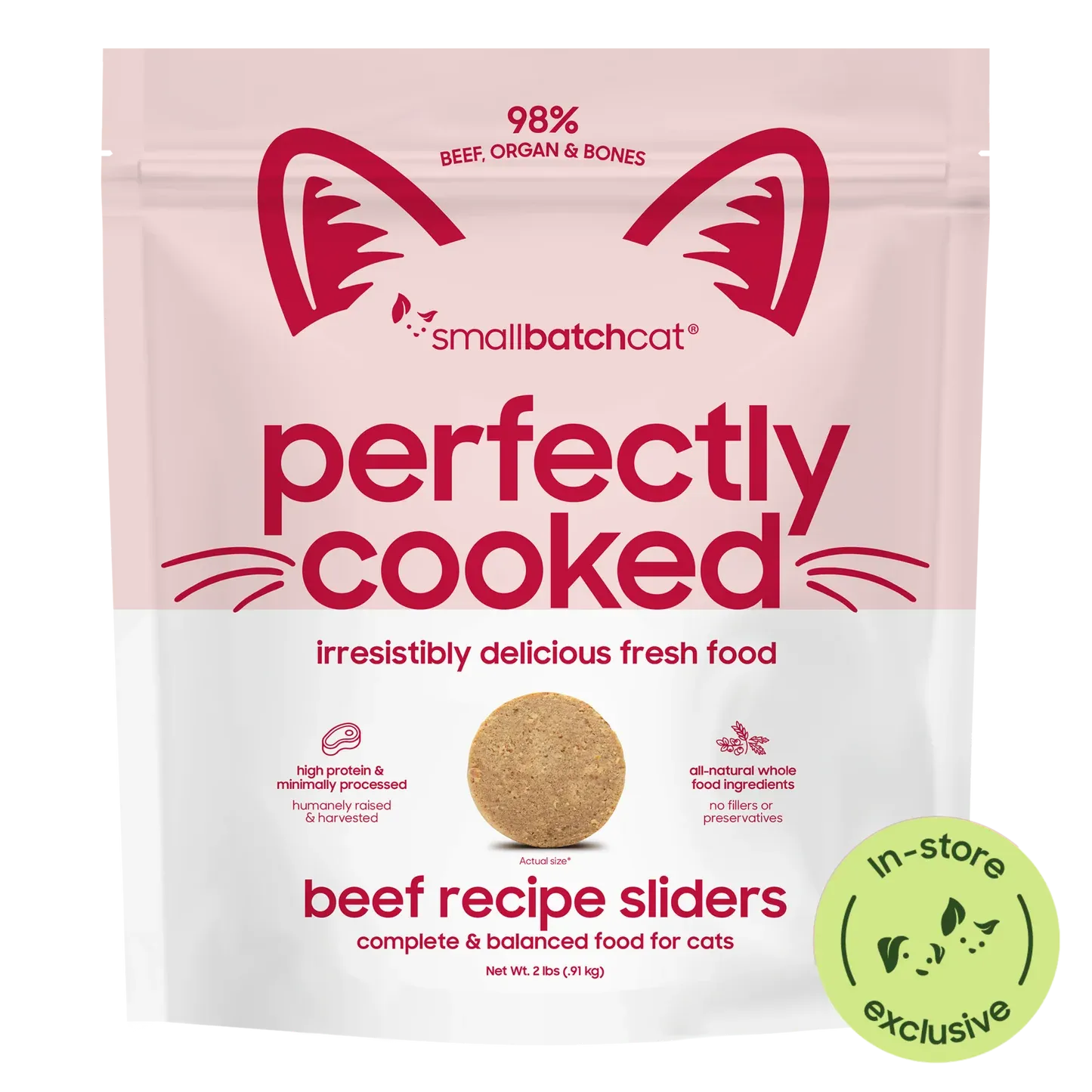 Small Batch Cat Perfectly Cooked Slider Beef 2#