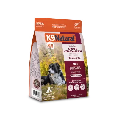 K9 Naturals FZD Lamb Venison 17.6oz