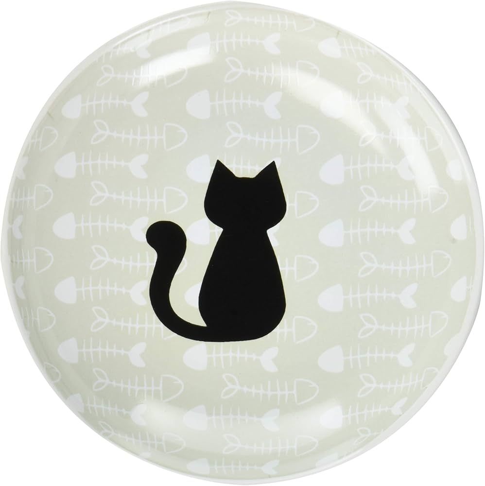 Petrageous Fishbone Kitty Saucer 2.5oz