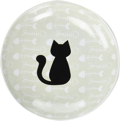 Petrageous Fishbone Kitty Saucer 2.5oz