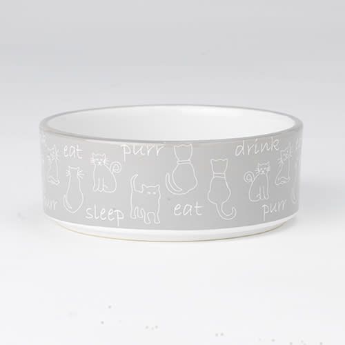 Petrageous Eat Drink Purr Bowl 2c