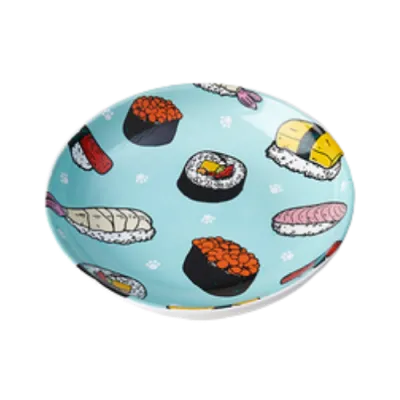 Petrageous Sushi Cat Saucer 2.5oz
