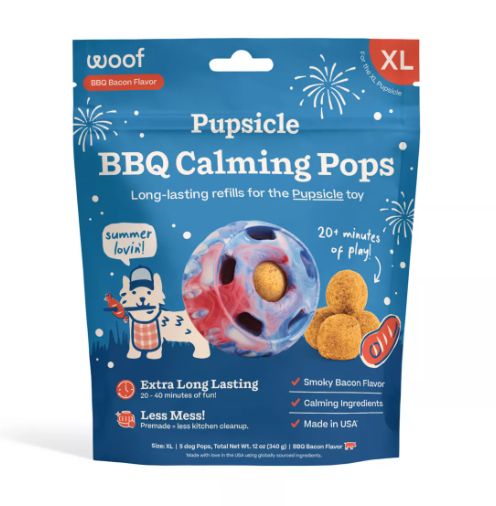 Woof Refill Calming BBQ Pop XL 12oz