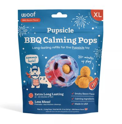 Woof Refill Calming BBQ Pop XL 12oz
