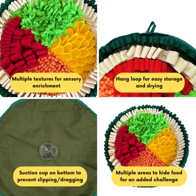 PawzNDogz LuvMyFido Hot Sushi Roll Snuffle Mat