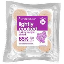 Small Batch Dog Frozen Lightly Cooked Turkey Trial Single