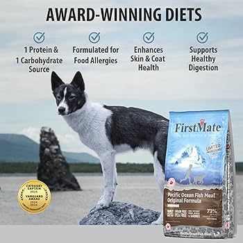 FirstMate Dog LID GF Ocean Fish 5#