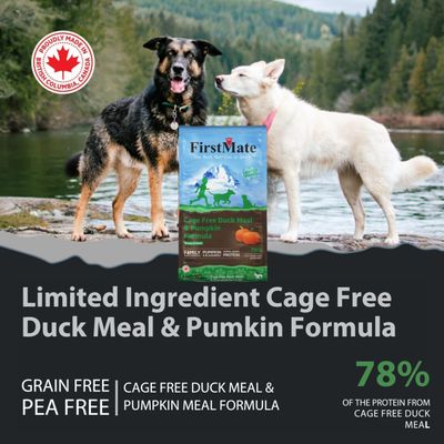 FirstMate Dog LID GF Duck 5#