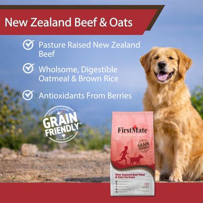 FirstMate Dog Beef Oat 5#
