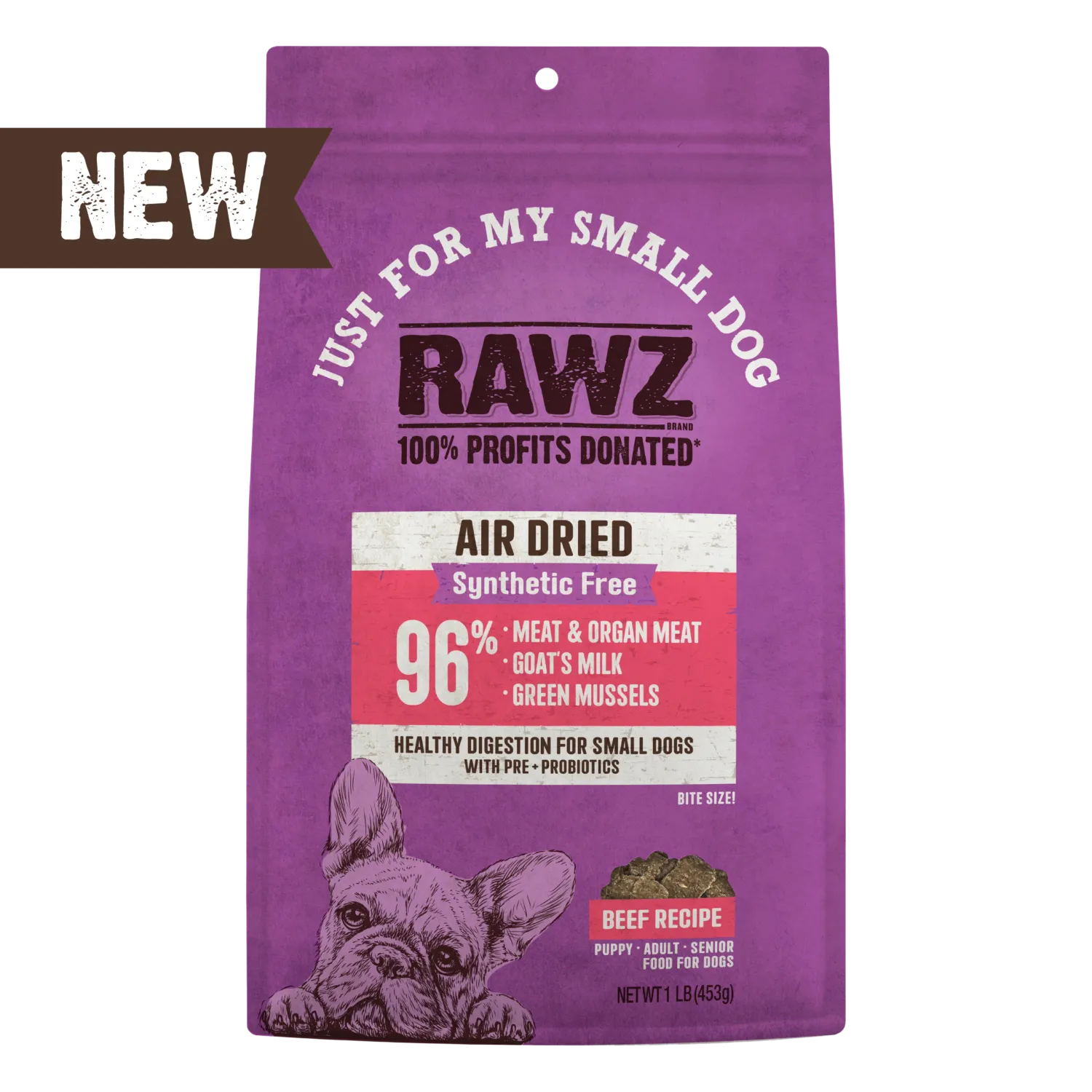 Rawz Air-Dried Small Dog Beef 1#